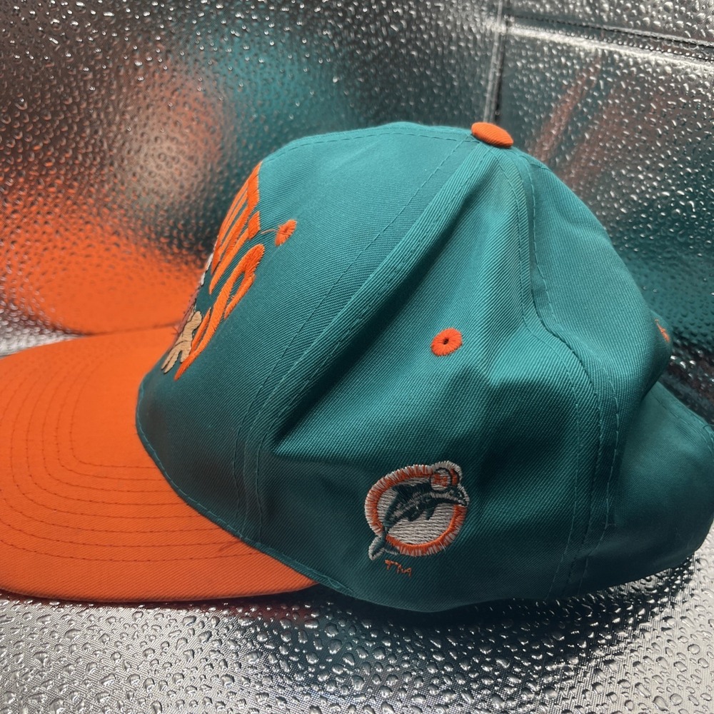 Flintstones Miami Dolphins Snapback Hat Vintage 1993 EUC Excellent Used Cond - Picture 9 of 10